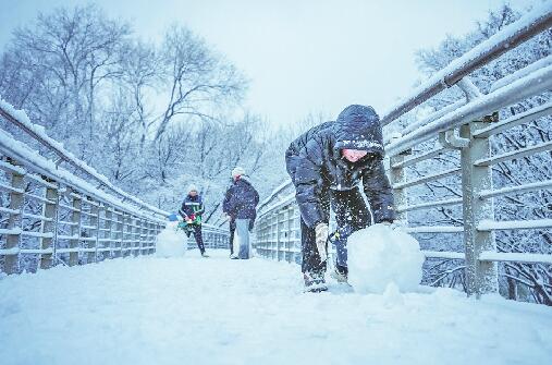 济南今天白天仍有小到中雪 暴雪、结冰、寒潮预警继续发布