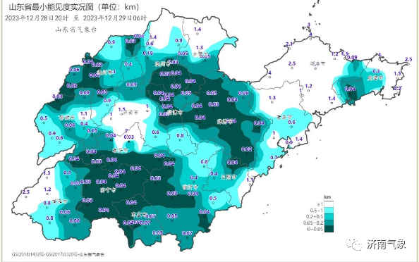 雾霾进入影响最重时段！济南今天下午到傍晚中部、南部有小雨雪