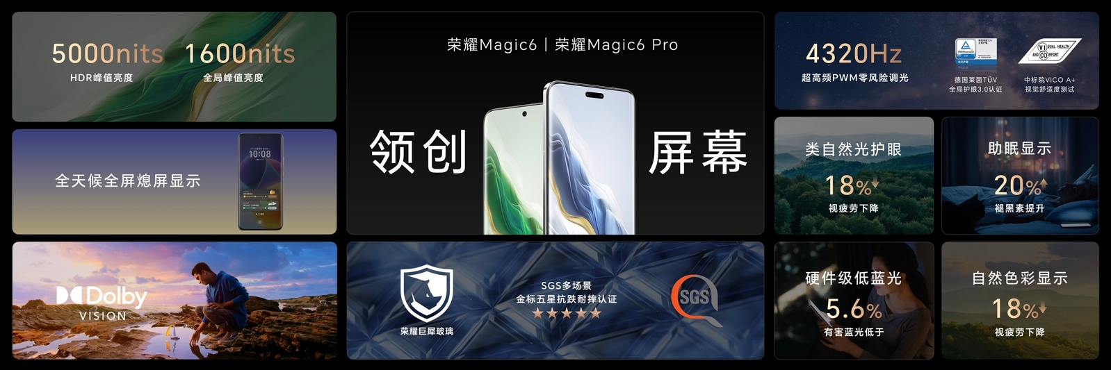 领创未来，荣耀Magic6系列旗舰手机正式发布，售价4399元起