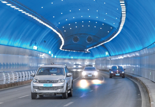 开元隧道大修改造工程竣工验收 济南再添一条“星空顶隧道”