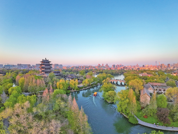 一带一核六区六十景！大明湖“上新”，荷柳新画卷令人期待