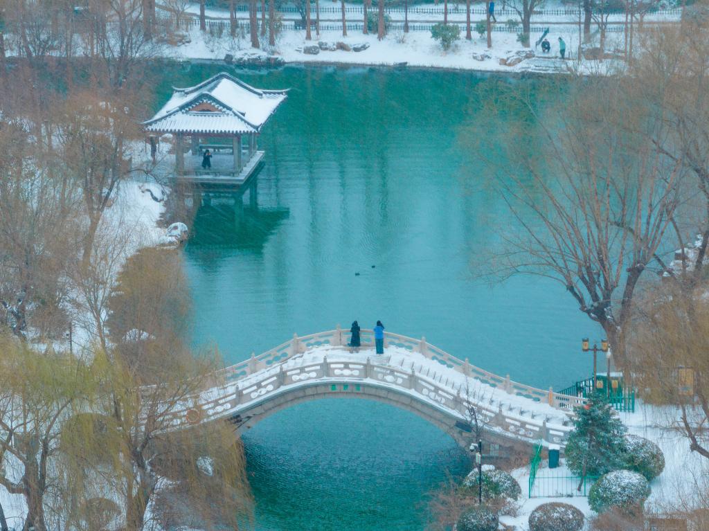 Живописные пейзажи после снегопада в Китае