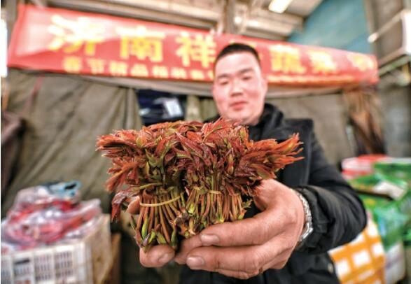 “Весенние овощи” сосредоточено появлялись на рынке, цена  цедрел китайских “разрывалась”.
