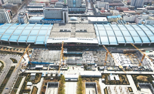 济南站增设北站房主体即将全面施工