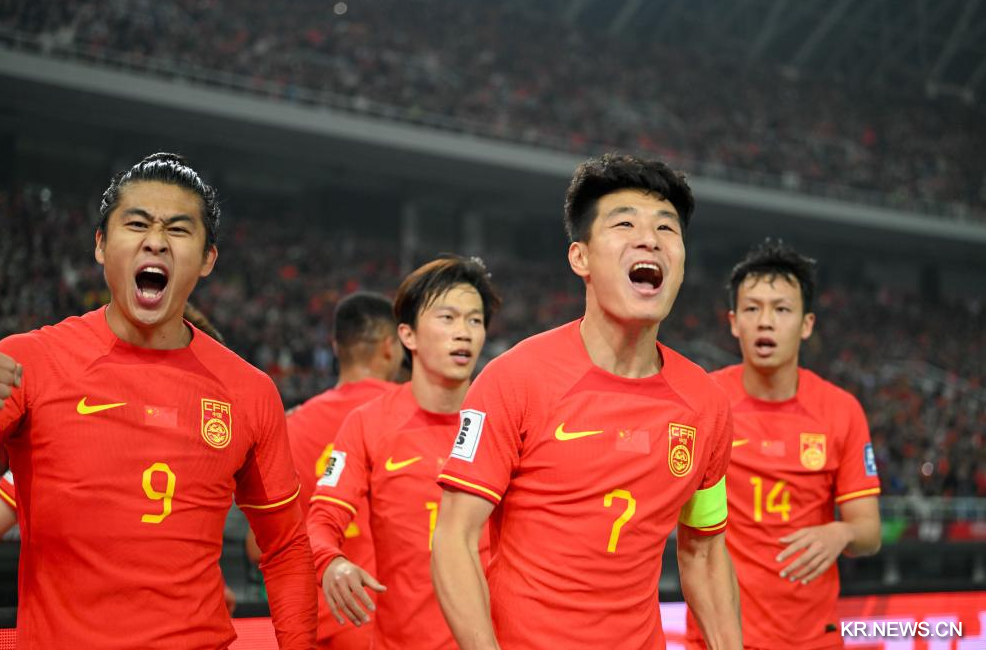 中, 월드컵 예선서 싱가포르 4:1로 꺽어
