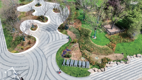 彩虹湖公園グレードアップ  「人材科学技術生態園」の雛形が現れる