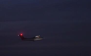 我国自研水陆两栖飞机AG600完成首次夜航飞行试验