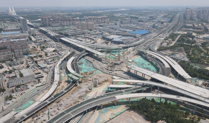 Demolition of Main Bridge of Ji’nan Zero Overpass Draws to Close