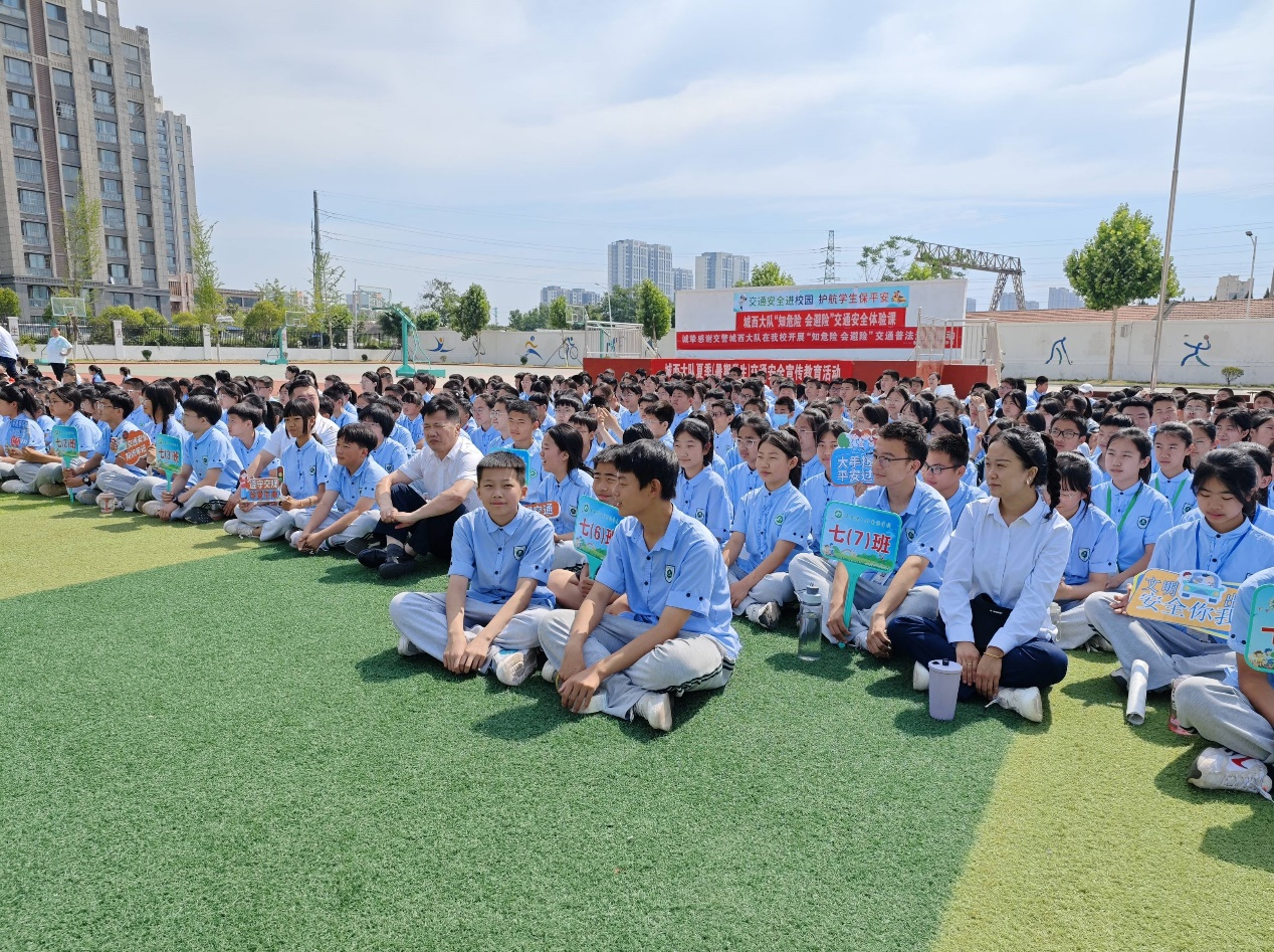 山东平安产险泰安中支：开展“知危险 会避险”交通安全文明进校园活动