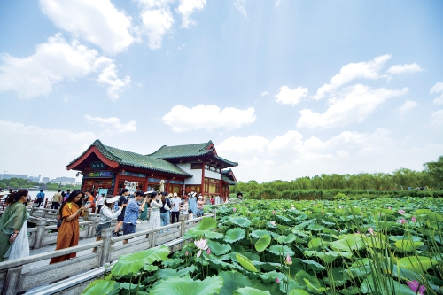 新一轮高温日开启,济南昨发高温黄色预警 今天到周五持续高温天,局地或超40℃