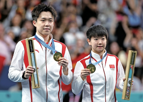 携手王楚钦助国乒“收复失地” 孙颖莎：下个目标瞄准最快大满贯