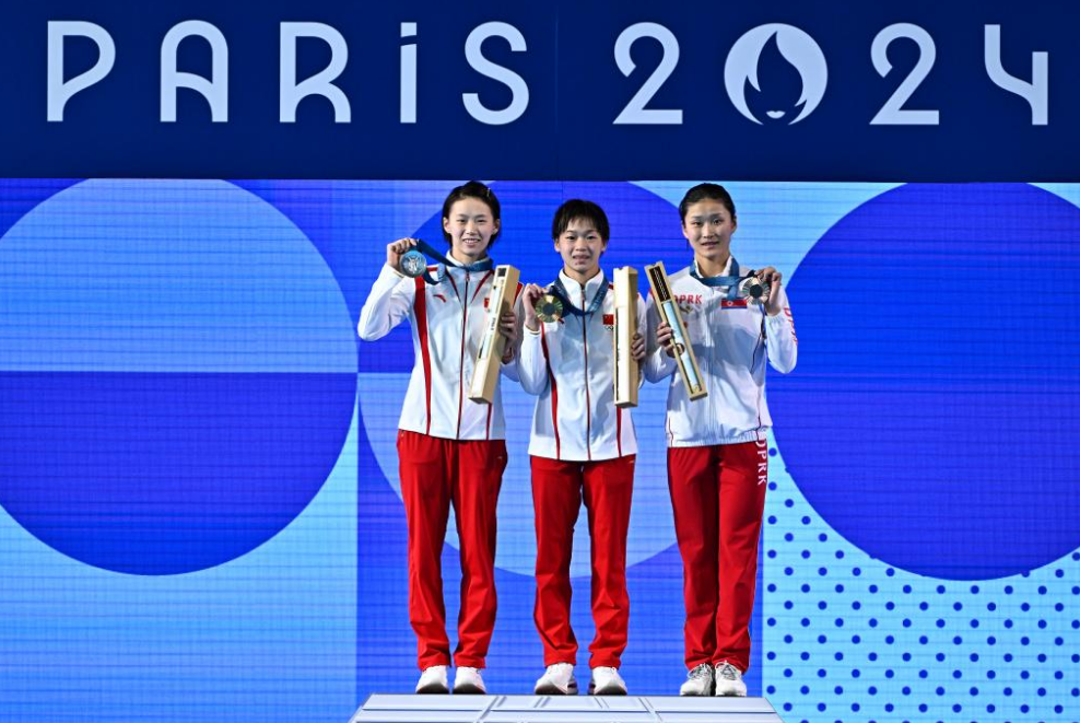 /ОИ-2024/ Китаянка Цюань Хунчань стала олимпийской чемпионкой по прыжкам в воду с 10-метровой вышки