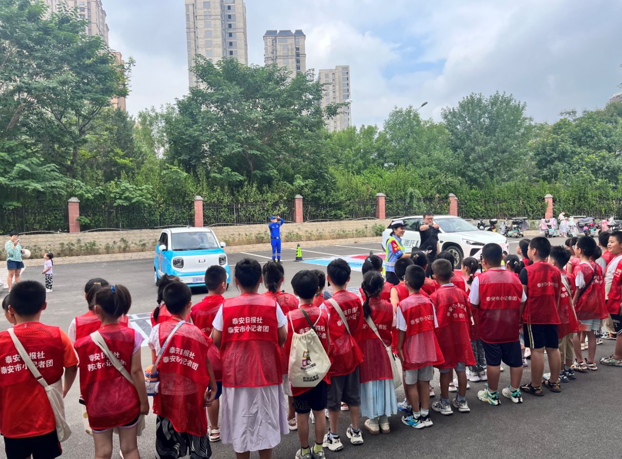 山东平安产险泰安中支开展暑期小学生“知危险、会避险”安全教育活动