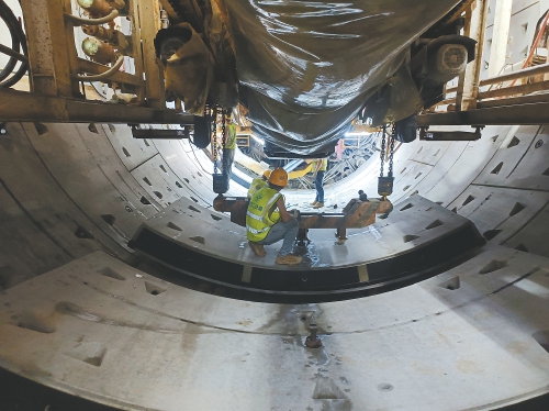 项目强省会｜济南轨交8号线邢青区间单线盾构贯通 较计划时间提前1个月