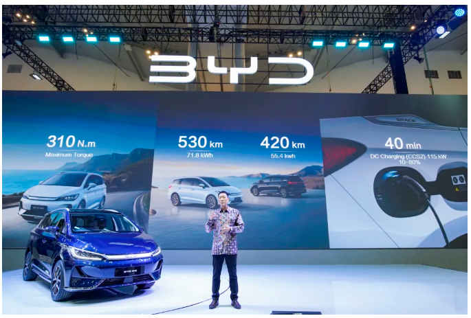 BYD M6 在印度尼西亚上市，首款纯电MPV震撼登场