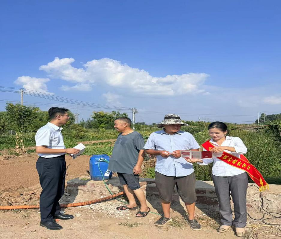 送金融知识到临沂市蒙阴县西夏庄村——广发银行济南分行“担当新使命 消保县域行”专项系列活动