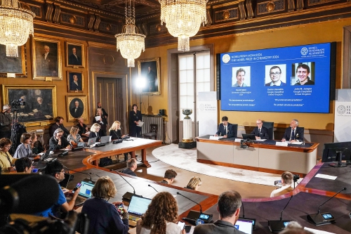 破解蛋白质结构“神奇密码” 3名科学家获2024年诺贝尔化学奖