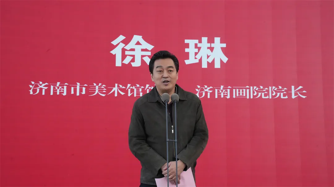 这一站，济南！“与时代同行——中国人寿驻鲁单位职工书法美术作品展”在济南市美术馆（济南画院）开幕