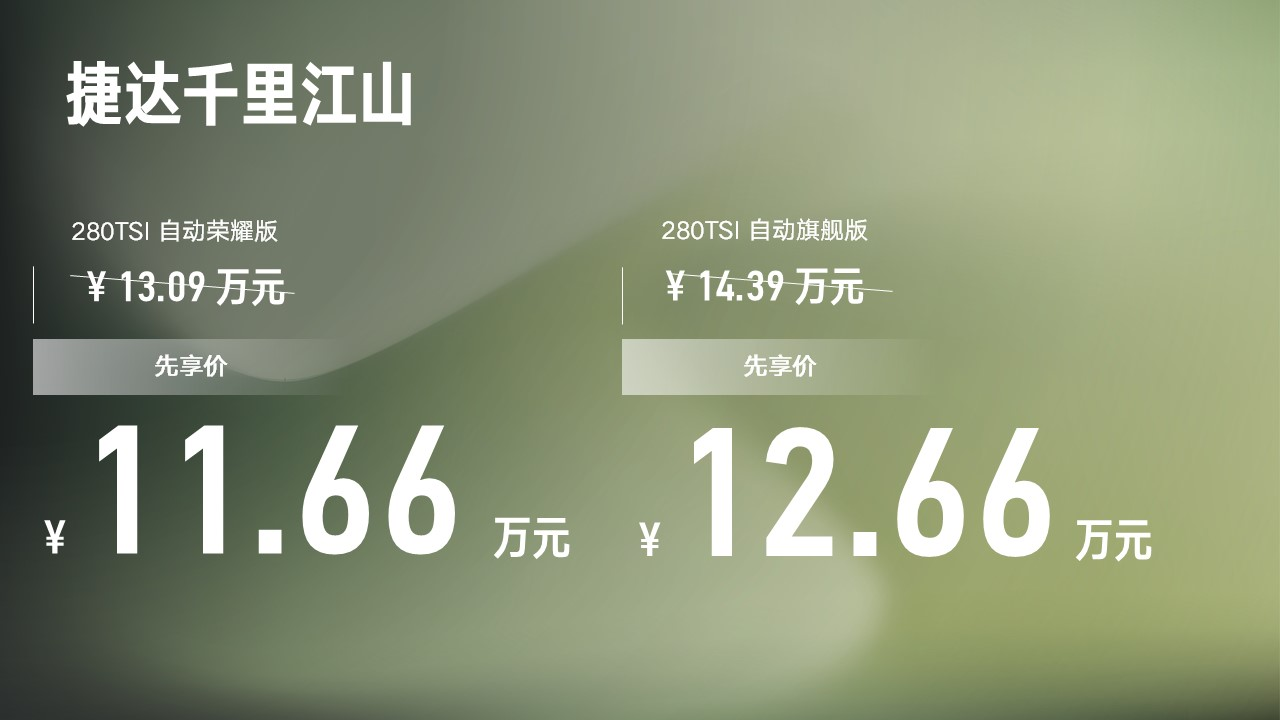 捷达千里江山11.66万元起 全新捷达VS5/VS7五周年纪念版6.98万、8.88万元起