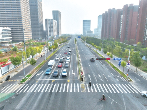 济齐路西段交通优化完成 “隐患路”变身“安全路”