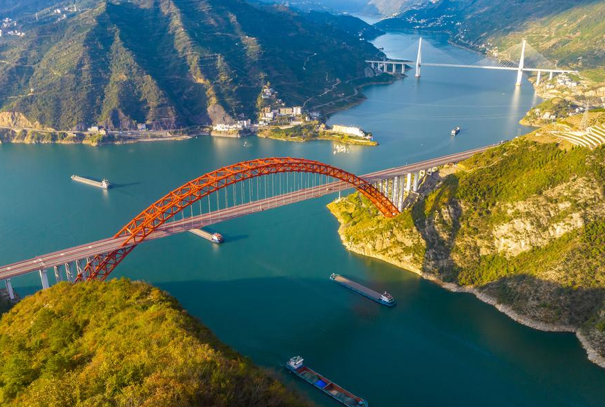 中 창장 싼샤, 그림 같은 초겨울 풍경