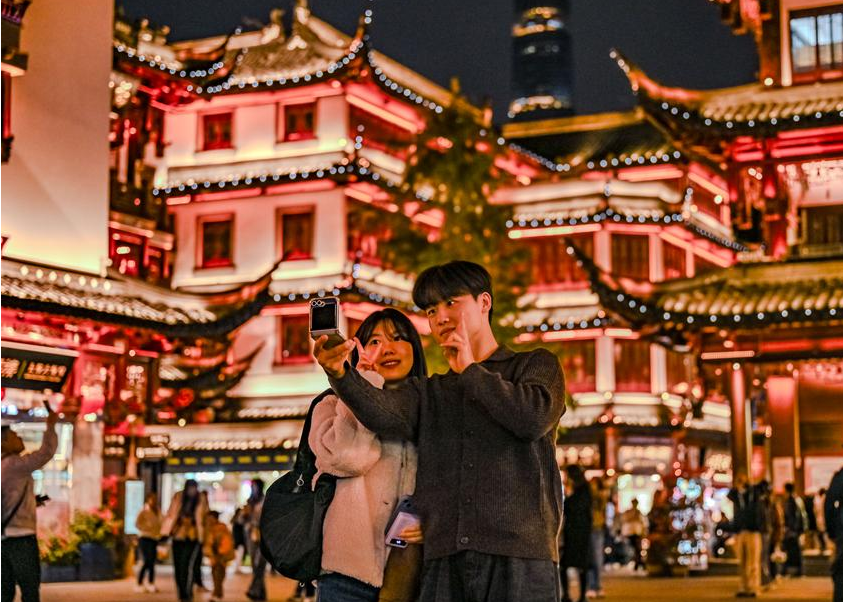 중국 관광 붐...상하이 찾은 한국 관광객