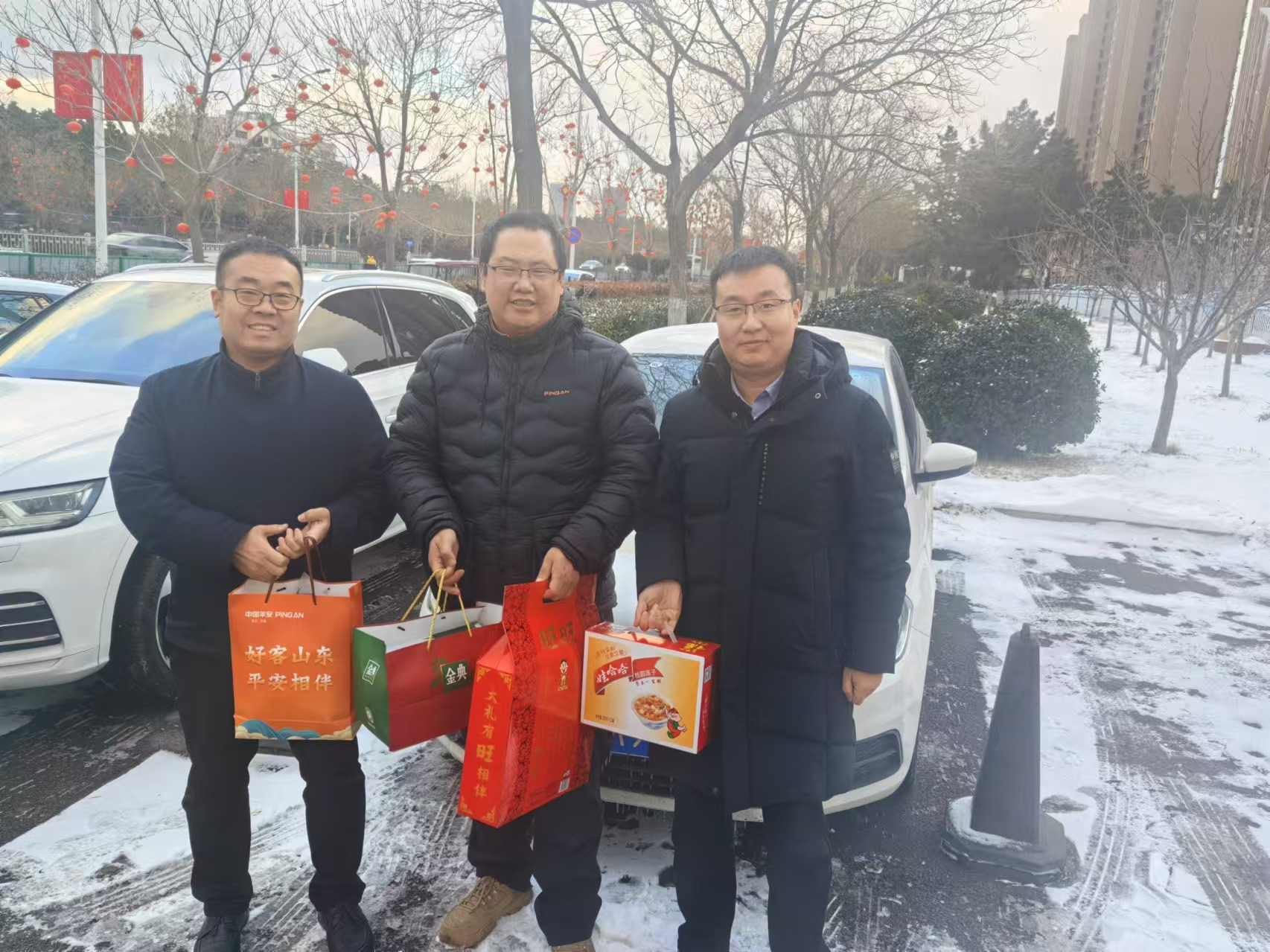 山东平安产险：慰问一线查勘人员，传递温暖与关怀