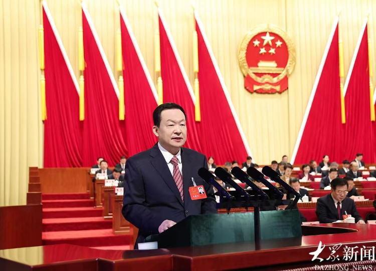 省十四届人大三次会议隆重开幕 林武主持 周乃翔作政府工作报告 葛慧君王宇燕出席