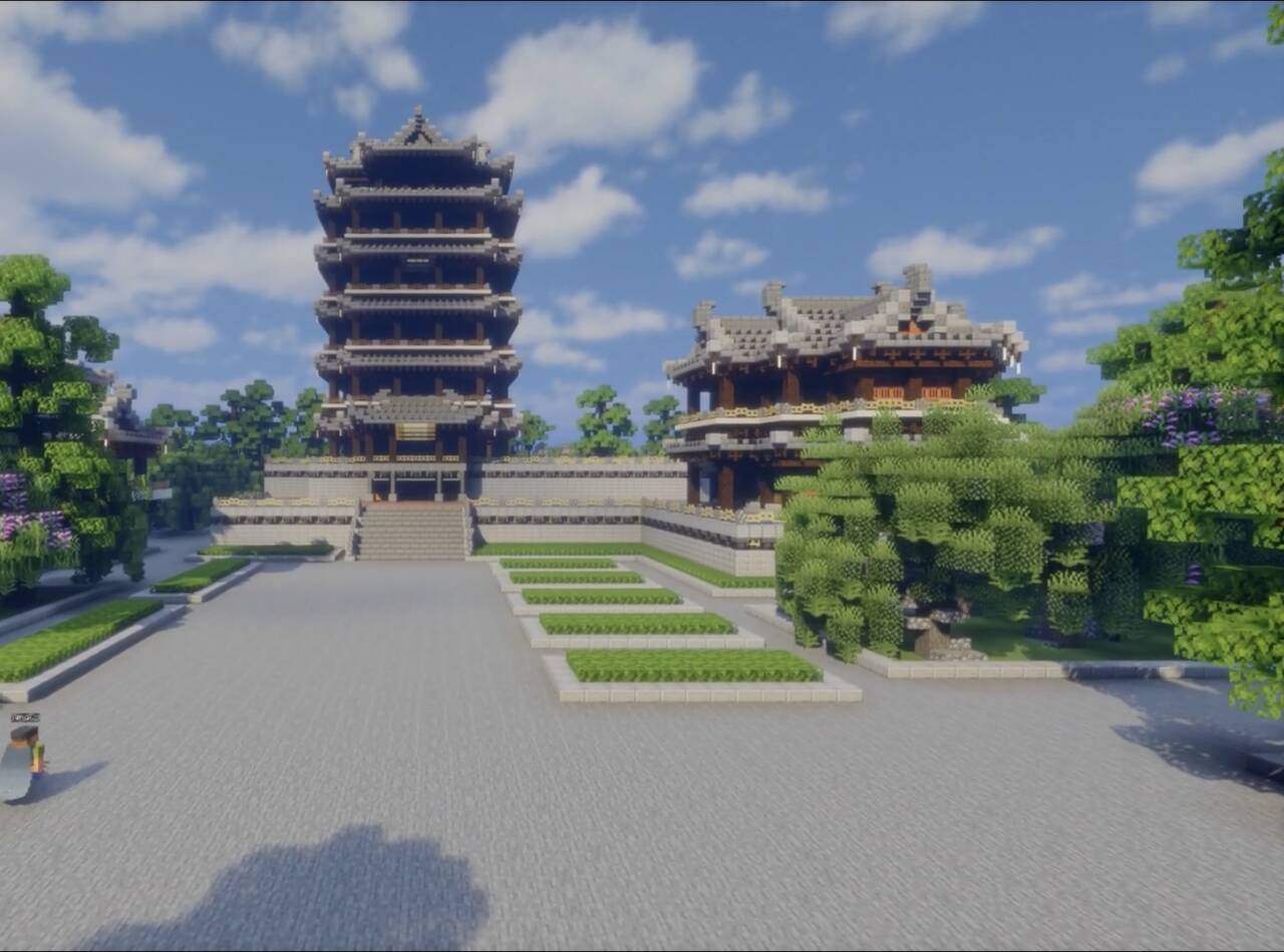 融媒·画像丨“00后”小伙耗时三年，用“十亿方块”在游戏世界还原家乡