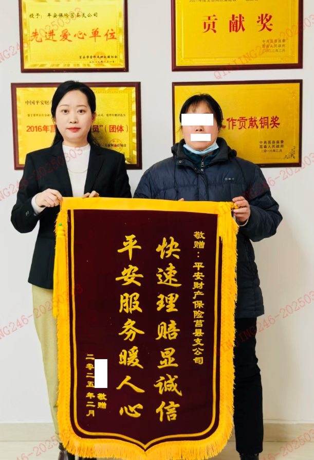 平安好服务——诚信理赔·暖人心