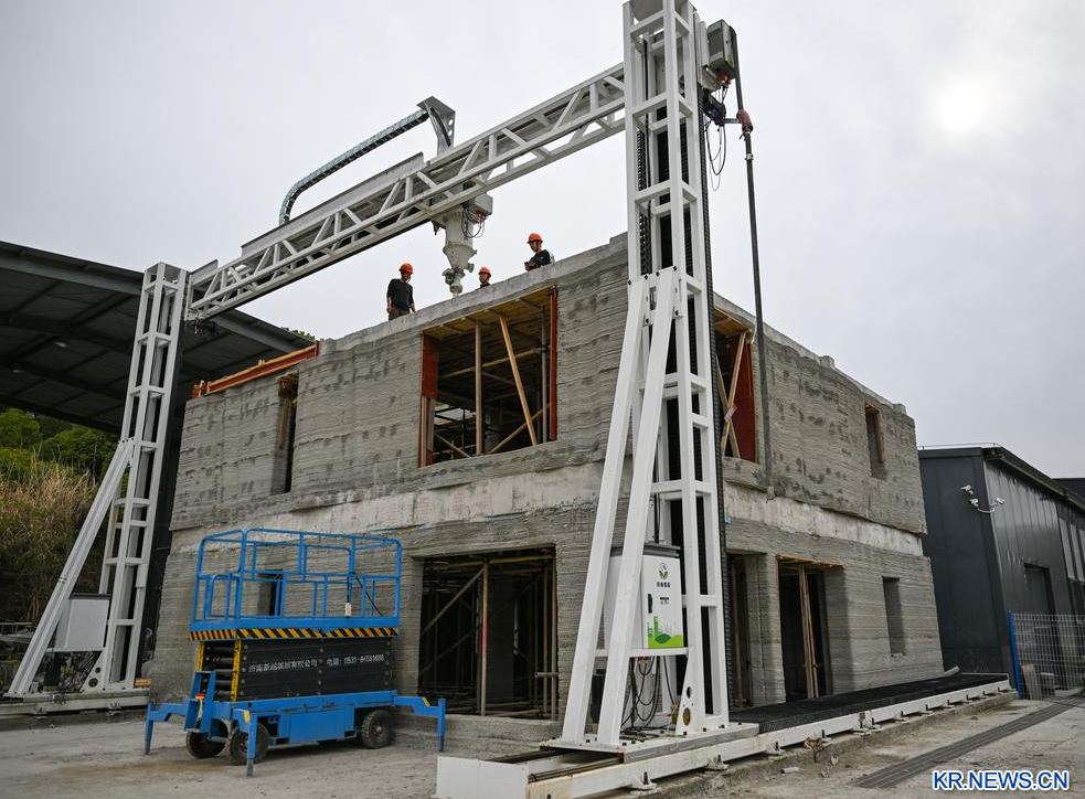 2층 집도 3D 프린터로 '뚝딱' 시공