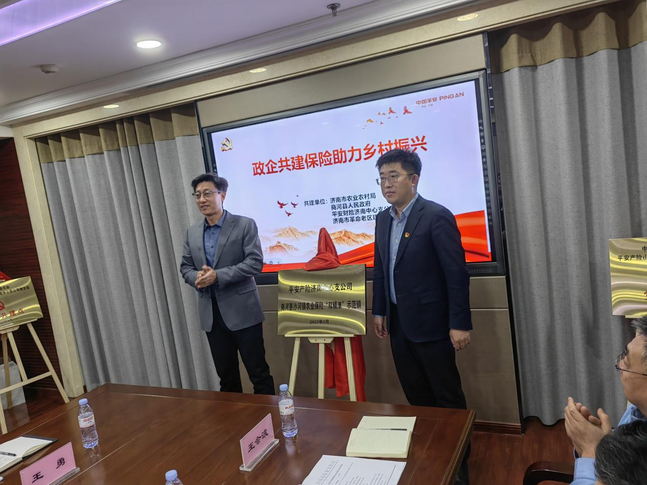 平安产险山东分公司：政企共建保险金融助力乡村振兴 “农险‘双精准’+乡村振兴”创新模式