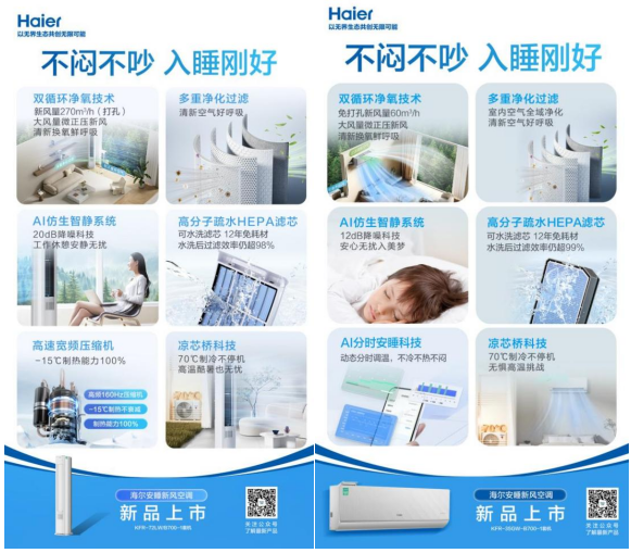 山东三联家电&海尔空调焕新中国行暨安睡新风空调首发上市顺利启幕