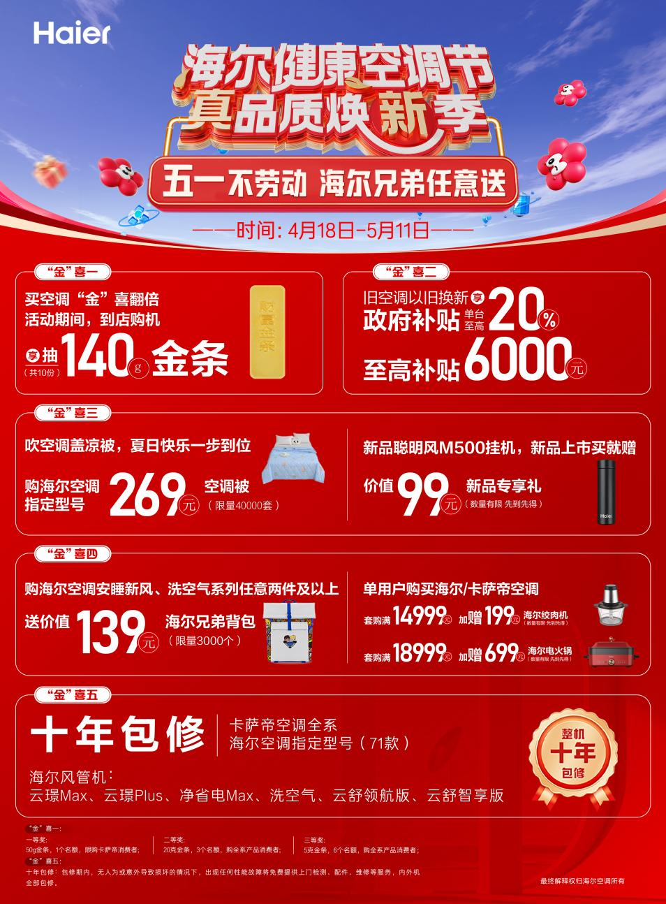 山东三联家电&海尔空调焕新中国行暨安睡新风空调首发上市顺利启幕
