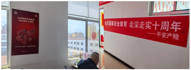 平安产险莱阳支公司开展“全民国家安全教育走深走实十周年”为主题的宣传教育活动