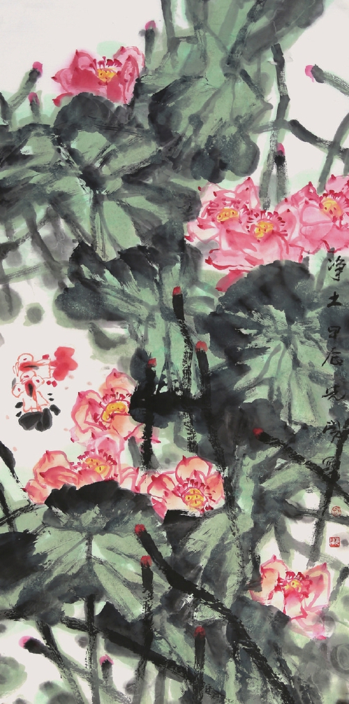 泉绘画，走进海右名家的水墨世界