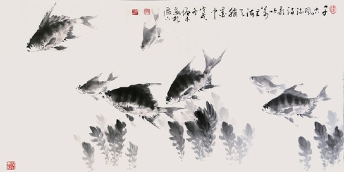 泉绘画，走进海右名家的水墨世界