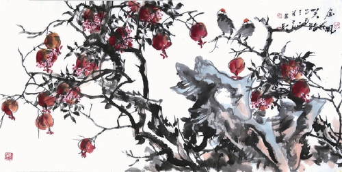 泉绘画，走进海右名家的水墨世界