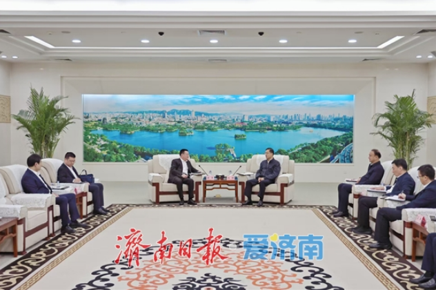 山东惠民数字科技有限公司与莱芜高新区管委会签署战略合作协议 刘强会见梁雷并见证签约