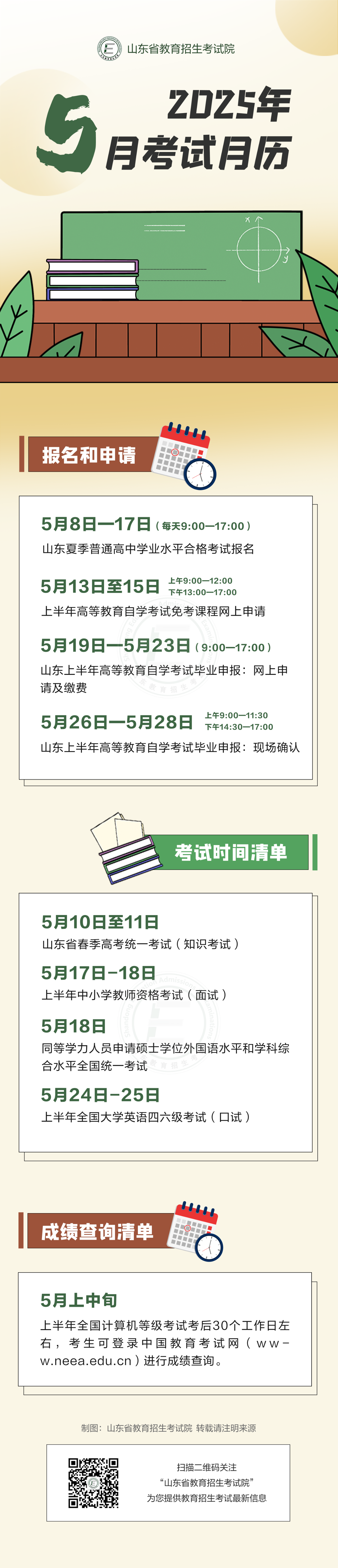 请注意！5月山东有这些考试，别错过
