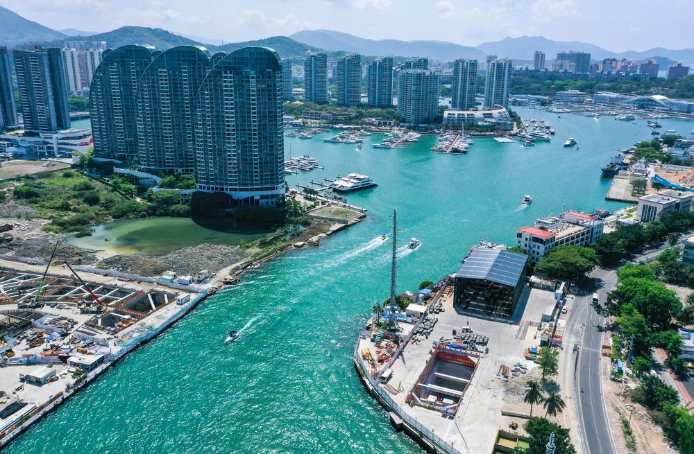 中 싼야, 허커우 통로 프로젝트 가속화