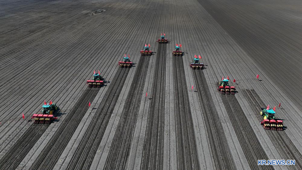 中 헤이룽장, 봄 파종 작업 본격화