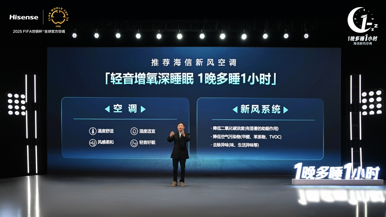 1晚多睡1小时！海信发布新风空调健康睡眠解决方案