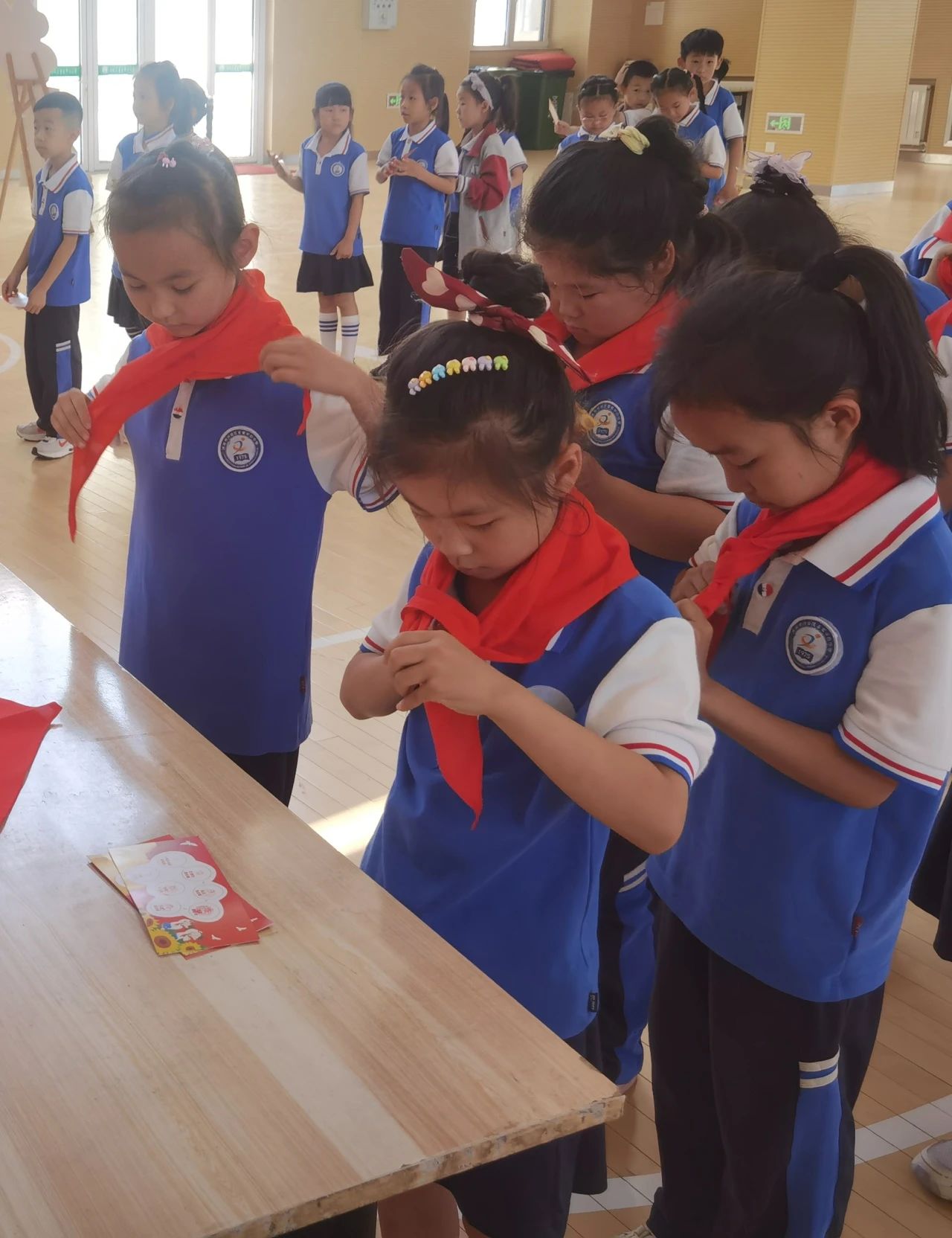 童心争章勇闯关 领巾飞扬启新程——济南市历城区董家中心小学2024级入队队前闯关活动