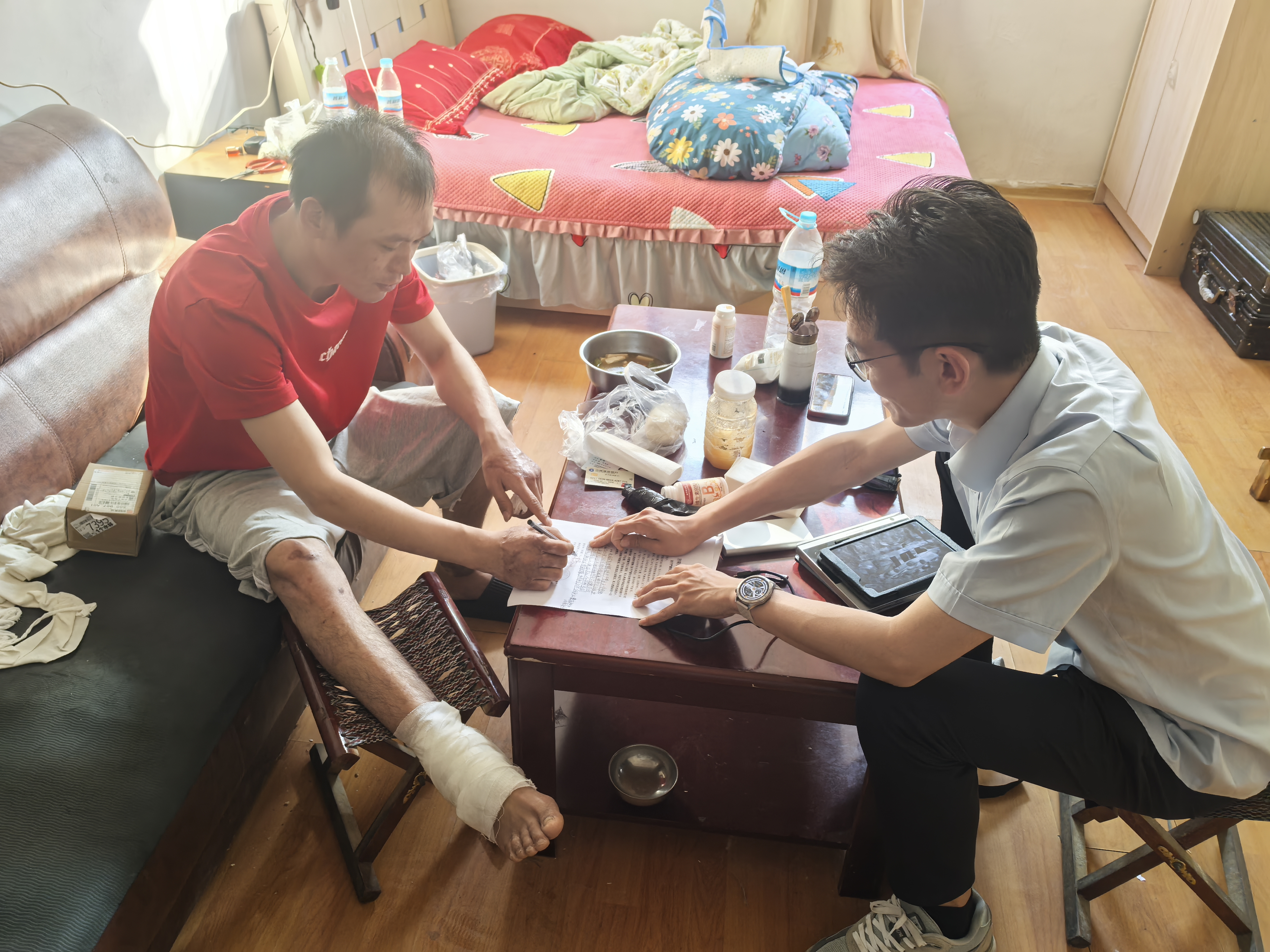 建行济南黄台电厂支行：服务无界限，温暖送上门