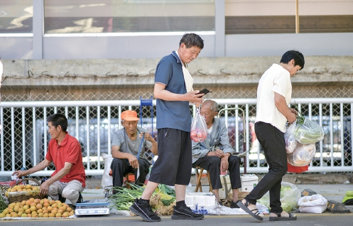 夏季水果“出山进城” 市区里的南山市集火起来