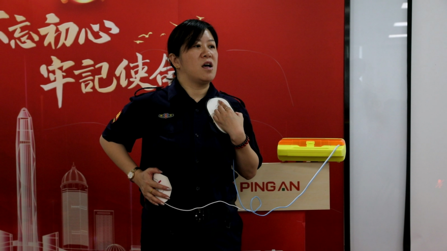 “橙心守护”织密生命防护网 平安产险山东分公司急救知识公益巡讲走进理赔一线