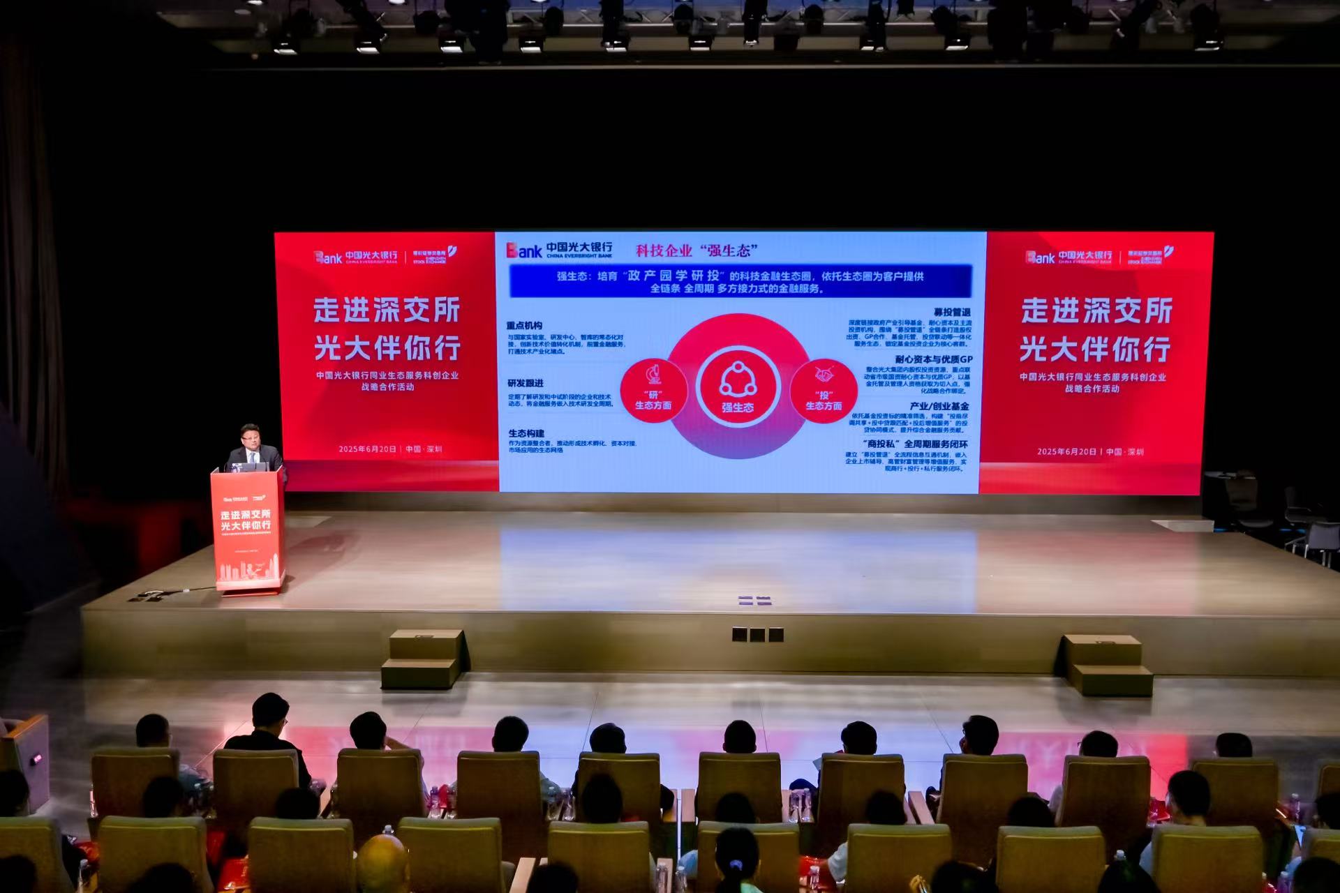 中国光大银行举办“走进深交所·光大伴你行” 同业生态服务科创企业战略合作活动