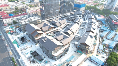 项目强省会｜济南首个双轨TOD商业综合体万虹中心预计10月份开街