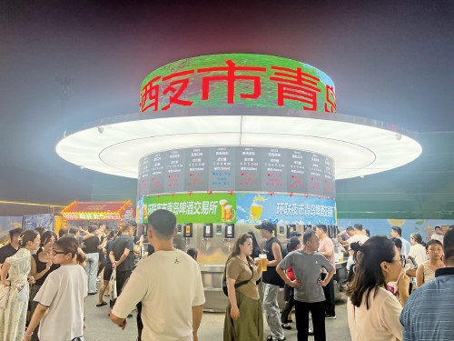 开业以来平均日销量达120万毫升，济南“啤酒交易所”掀起夜经济新浪潮